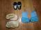 3 pary bucików. 0-3m