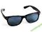 OKULARY CZARNE WAYFARER RETRO PARTY BLUES BROTHERS