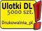 ULOTKI DL - dwustronne - 5000 sztuk - Ulotka