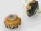 Piękny srebrny bead koralik modułowy Cloisonne