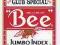 BEE Karty do gry JUMBO index POKER red