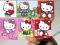 Hello Kitty PRASOWANKA 6SZT+Bluza i plakat Kitty