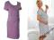 O334* RÓŻOWA SUKIENKA CIĄŻOWA ROZM.56/58