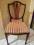Krzesła mahoniowe 5 sztuk