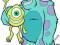 monsters inc naklejki
