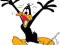 DAFFY DUCK BUGS BUNNY TAZ ROAD RUNNER naklejki
