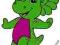 BARNEY naklejki