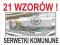 Serwetki KOMUNIJNE 21 WZORÓW komunia na komunię KK