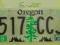 Oregon tablica rejestracyjna z USA