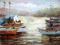 A-art1 Obraz olejny 30x40 Żaglówki