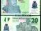 NIGERIA 20 NAIRA 2010 POLIMEROWY UNC !!!