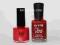 Lakier ORIFLAME Signal Red + WET N WILD Rudolph