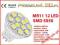 Żarówka MR11 12 LED SMD 12V DC ciepła biała 35mm