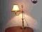 Piękna mosiężna lampa `ruchome ramię, reg.wysokość