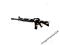 WYSTRZAŁOWY WIESZAK IMITACJA M16 KARABIN STRZELBA