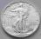 USA - dolar 1989 Silver Eagle, srebro