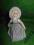 Dziewczynka-mini figurka porcelanowa-sygn