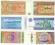 1 KYAT - 2 BANKNOTY Z BIRMY Z LAT 90TYCH