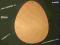 JAJKO GIGANT 20cm ! JAJO JAJKA PROMOCJA drewniane