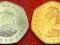 Wyspa Man 50 New Pence 1971 żaglowiec wikingów