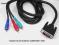 Kabel DVI/3xRCA RGB 1,8m (176-1,8)