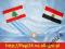 Flaga Egiptu 11x6cm - flagi Egipt Egipska