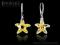 Kolczyki SWAROVSKI ELEMENTS Starfish 20mm AB