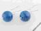 SREBRNE KOLCZYKI LAPIS LAZULI śr. 16 mm MonaM