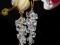 Swarovski  ślubna,ślubne,kolczyki