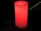 Parafinowy świecznik Led 15cm na baterie RGB