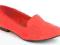 Sequin_mokasyny loafers Leo7 coral suede 7/40