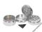 MŁYNEK / GRINDER ALUMINIOWY 4-CZ. Z FILTREM FI 5CM