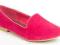 Sequin_mokasyny loafers Leo7 fuksja suede 3/36