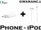 ŁADOWARKA + kabel USB 1m - iPhone/iPod- Wyprzedaż