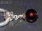 !MK69 KORALIK MODUŁOWY  BORDO KULE CHARMS 1sz