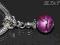 !MK72 KORALIK MODUŁOWY FIOLETOWE KULE CHARMS 1sz