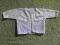 Sweterek wykonany ręcznie dla niemowlaka rozm 62