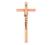 DREWNIANY KRZYŻ WISZĄCY  w kolorze naturalnym