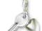 Zawieszka CHARMS - KLUCZYK Z SERCEM   01/003