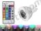 ŻARÓWKA DIODOWA RGB LED 16 KOLORÓW PILOT GU10 ZD7A