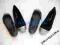 BALERINKI pikowane METALOWE NOSKI botki FASHION 38