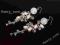 FINERY*KOLCZYKI KRYSZTAŁY SWAROVSKI I PERŁY ŚLUB