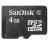 SANDISK SECURE DIGITAL MICRO SDHC 4GB