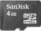 SanDisk microSDHC 4GB Card