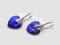 PROMOCJA SWAROVSKI KOLCZYKI SERCA 14 HELIOTROPE