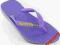 Japonki Havaianas Brasil Logo fioletowe 39/40