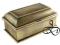 SZKATUŁKA PLATER CYNA/MOSIĄDZ GŁADKA POJEMNA