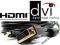 *20 Kabel HDMI-DVI FULLHD 2m GOLD 1080p najtaniej