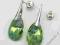 SWAROVSKI KOLCZYKI KRYSZTAŁY PERIDOT AB SVAROWSKI