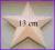 Gwiazdy gwiazdki Styropianowe 13 cm